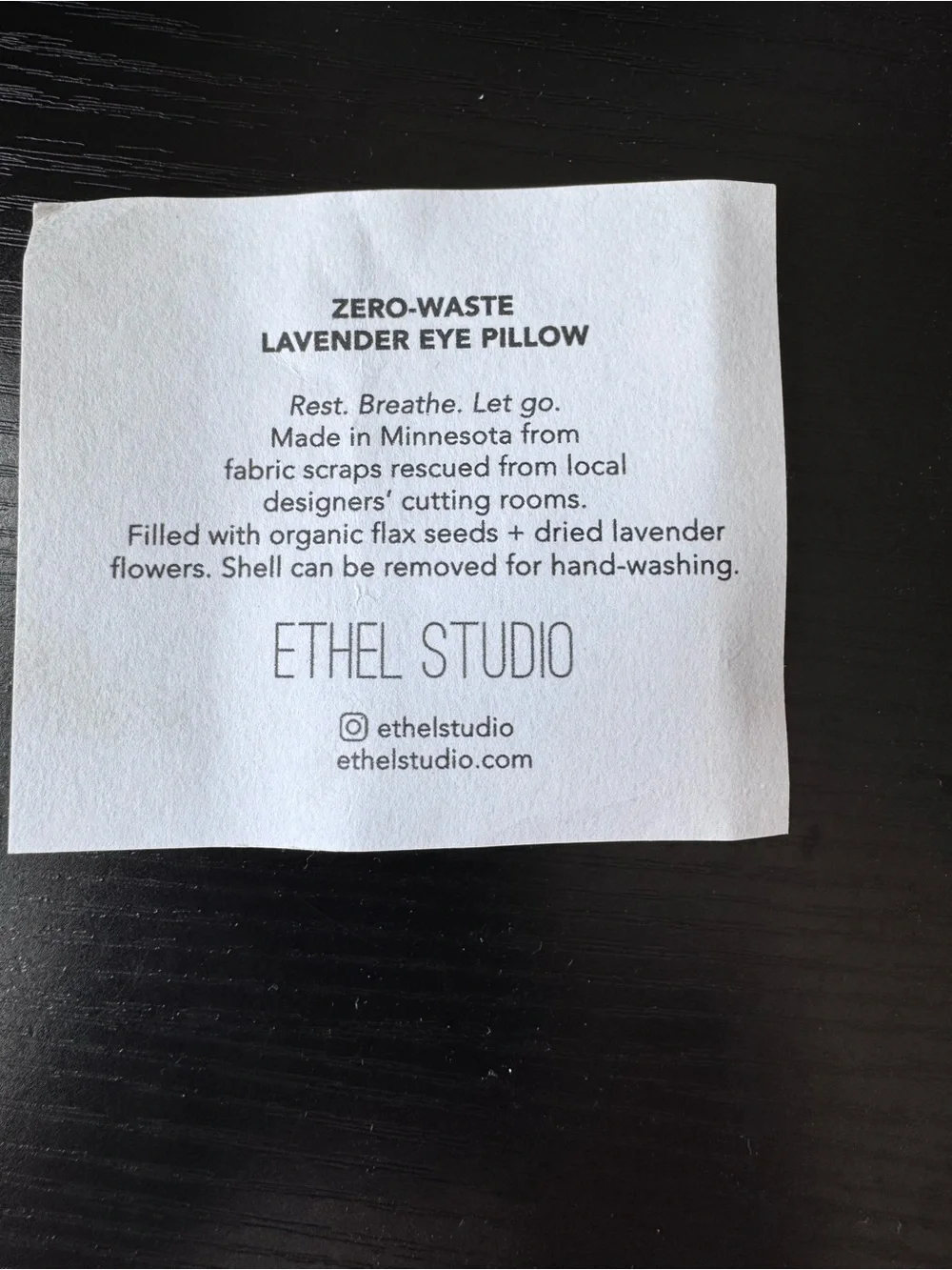 Ethel Studio Lavender Eyemask